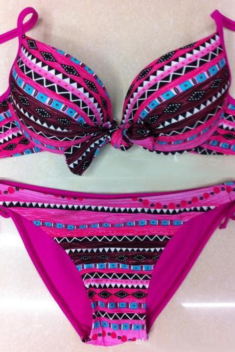 New Zebra Stripes Swimwear Swimsuit Bikini Green On Luulla