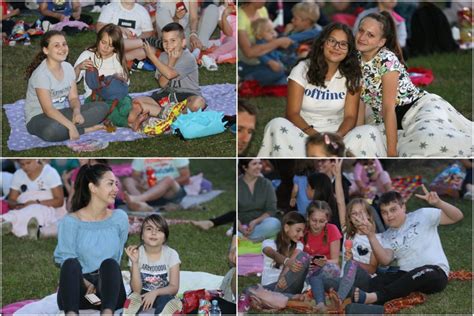 Foto Ljetno Kino Pod Zvijezdama Ispunilo Gradski Park U Ivali Su Mali