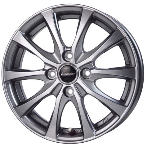 HOT STUFFホットスタッフ M s エクシーダー E07 4本セット ダークシルバー DS 12インチ x 4 00B 4H