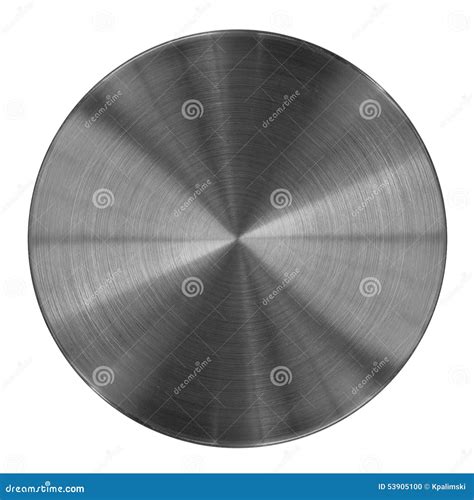 Metal Disk Texture Isolated On White Stock Photo Image Of Surface