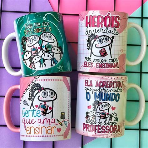 Pacote Artes Caneca Dia Dos Professores Flork Arquivos Ilustrei Studio