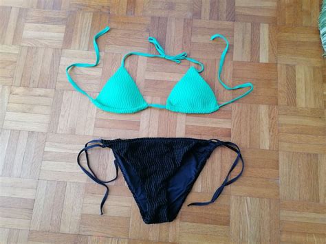 Calzedonia Bikini Mykonos grün und schwarz NEU Neu gemäss Beschreibung in Liebefeld für CHF