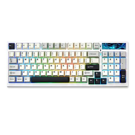 Yunzii Yz Tri Mode Hot Swappable Rgb Backlight Vintage Mechanical Gaming Keyboard Shopee