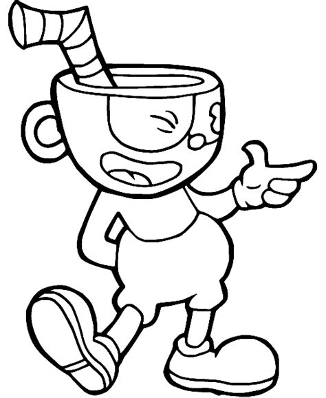 Maria Cala Cup Head Coloring Pages Coloring Pages