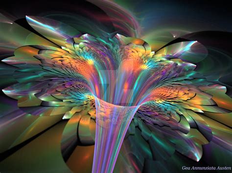 Fractal Flower By Geaausten On Deviantart