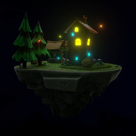 Artstation Stylized Cabin