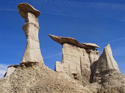 slender hoodoos ah shi sle pah wilderness study area  mexico