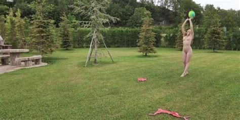 Tawnee Playing Basket Ball Nude Tnaflix