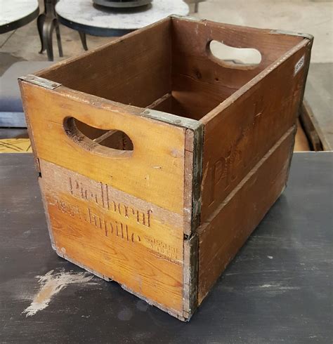 Wooden Crate with Cut Out Handles – Antiquities Warehouse of Grand Traverse