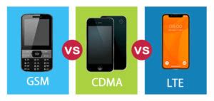 GSM Vs CDMA Vs LTE Top Comparison To Learn With Infographics