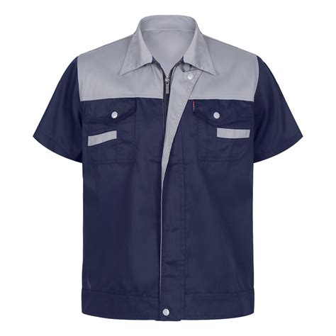 work uniform shirts mens industrial long sleeve workwear shirt work