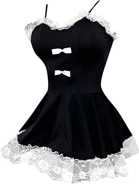 Amazon Sexy Maid Lingerie For Women Maid Dress Sexy Maid Lingerie For Women For Cosplay
