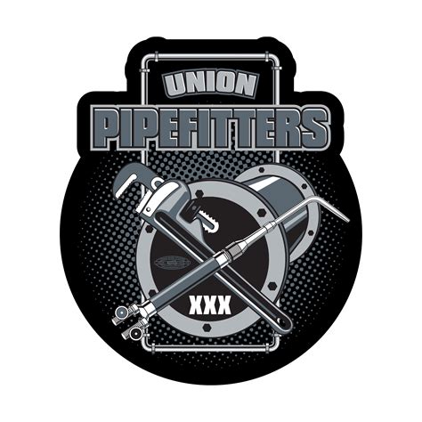 Union Pipefitters Union Made Stickers