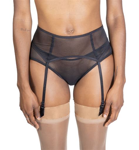 Sheer Mesh Garter Sexy See Through Garter Garter Lingerie Etsy