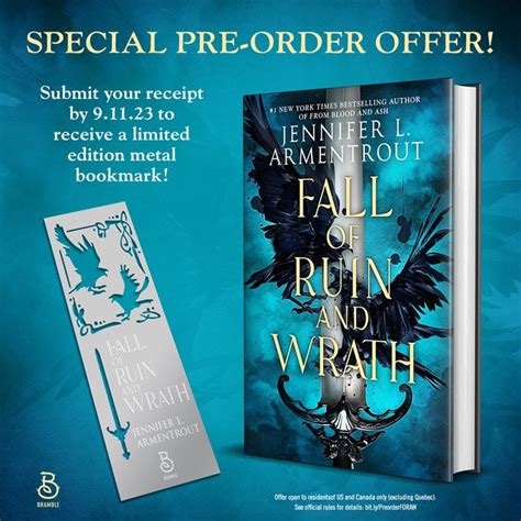 Fall of Ruin and Wrath Offer | The Romance Studio