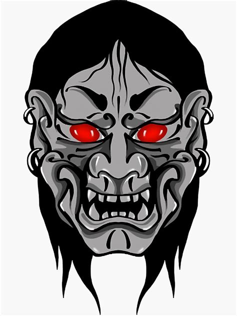 Evil Face Sticker For Sale By Daoqwdoomge Redbubble
