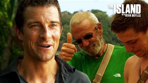 Bear Grylls Feeds The Islanders The Island With Bear Grylls Youtube