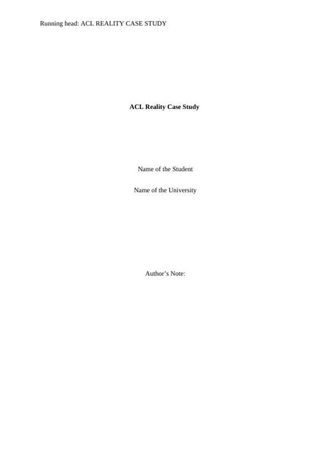 Acl Reality Case Study Benefits And Implementation Of Virtualization