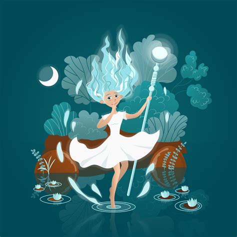 Иллюстрация Тайна реки в стиле детский, персонажи | Illustrators.ru