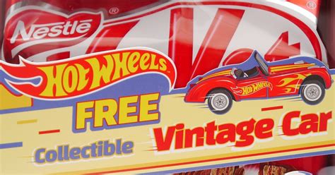 Nestle Kit Kat Hot Wheels Roadster Vintage Car Jaguar XL120