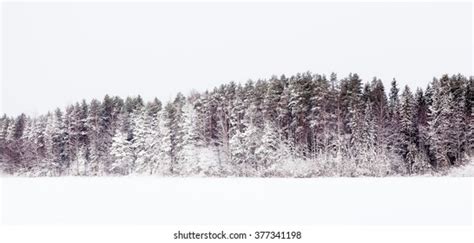 Idealistic Mountain Slope Many Unrecognizable Skiers Stock Photo