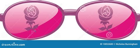 Rose Colored Glasses Stock Photo Image 10853680