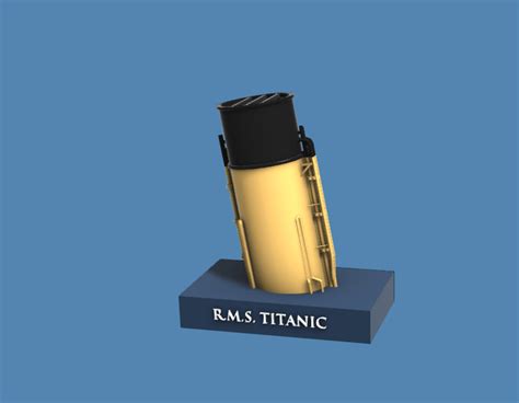 STL file Iconic funnels - RMS Titanic 🚢・3D printer model to download・Cults