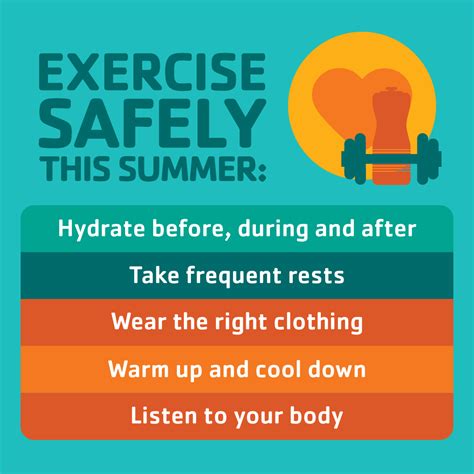 exercise safely  summer ymca  central florida