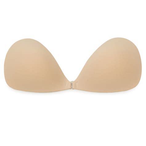 SAYFUT SAYFUT Push Up Nude Strapless And Backless Bra Nude Silicone Push Up Adhesive Bra