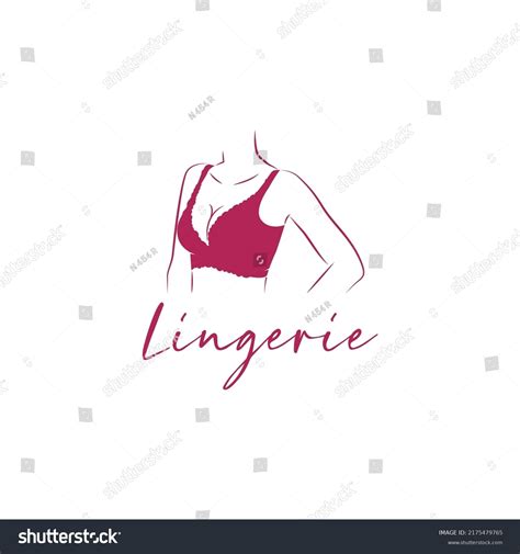 Lingerie Lady Bra Logo Vector Illustration Stock Vector Royalty Free 2175479765 Shutterstock