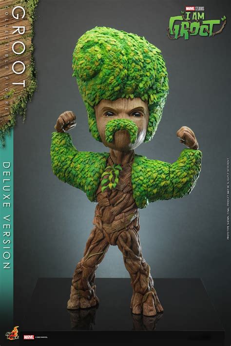 Hot Toys Lan A Baby Groot De Cm Dos Curtas Eu Sou Groot Universo Marvel