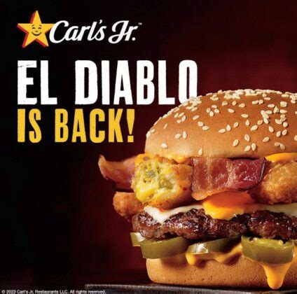 Carl S Jr Brings Back El Diablo Burger And El Diablo Angus Along With