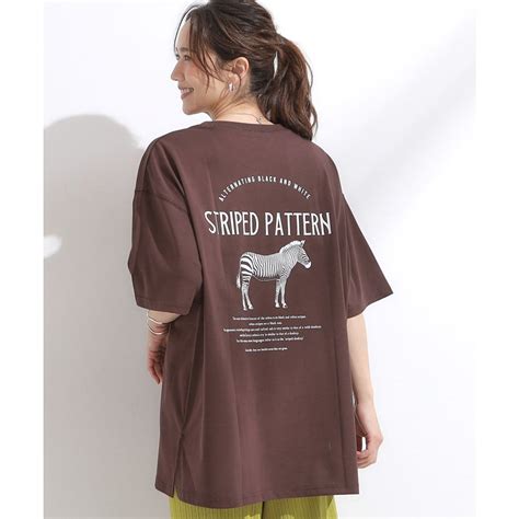 キューティーブロンド Cutie Blonde SHOO ICE汗染み軽減UVカットプリントアソート BIG Tシャツ ブラウン 243 ファッション通販 MAGASEEK