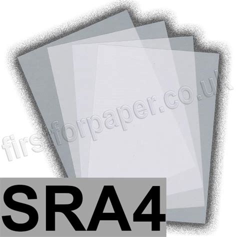 Krystal, White Translucent 180gsm, SRA4 - First for Paper