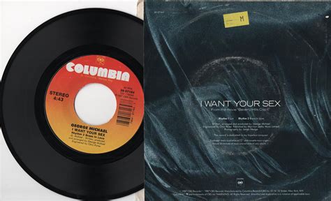 George Michael I Want Your Sex Usa Issue Original Rpm Vinyl Single Record