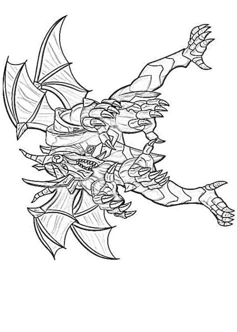 Dragonoide De Titanio Para Colorear Imprimir E Dibujar Coloringlib