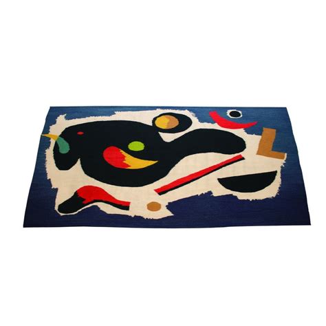 Large Hand Knotted Wall Tapestry 1980s 101620