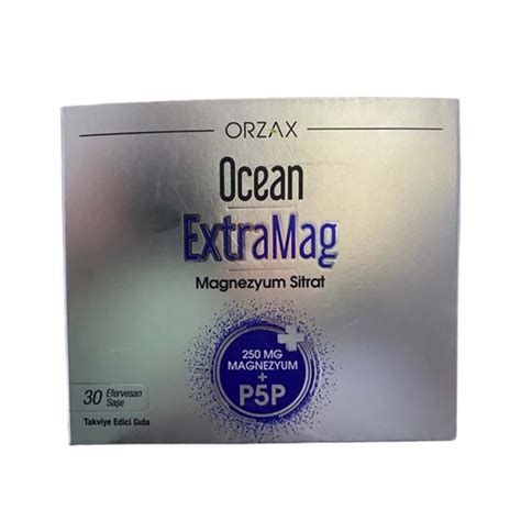 Orzax Ocean Extramag Magnezyum Sitrat Efervesan 30 Saşe | Bonaliva