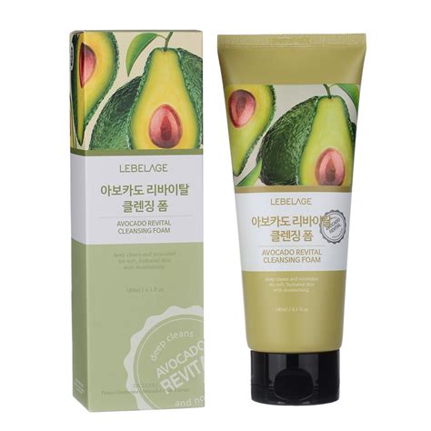 Пенка для умывания восстанавливающая с авокадо LEBELAGE (10399884 ...