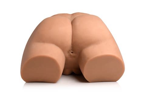 Jock Vibrating Squeezing Male Masturbator With Poseable Dildo