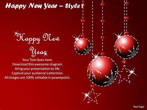 Free Happy New Year Powerpoint Template Free Printable Templates