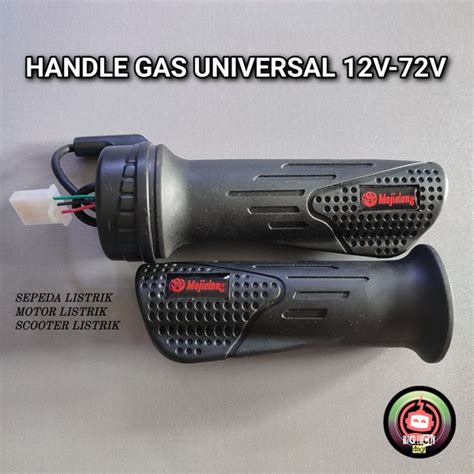 Jual HANDLE GAS UNIVERSAL 12V 72V SEPEDA LISTRIK MOTOR LISTRIK SKUTER