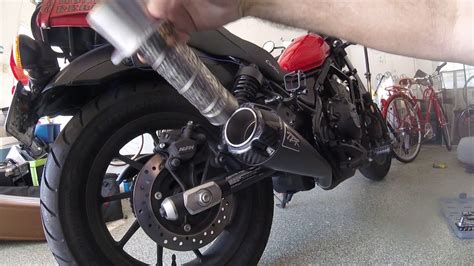 Honda Rebel 500 Two Brothers Exhaust With Silencer Youtube