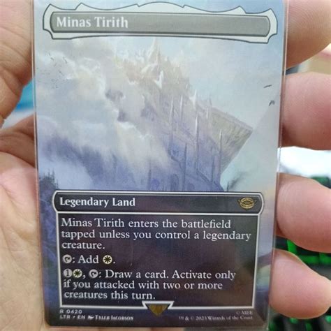 Minas Tirith Mtg Single Card Shopee Thailand