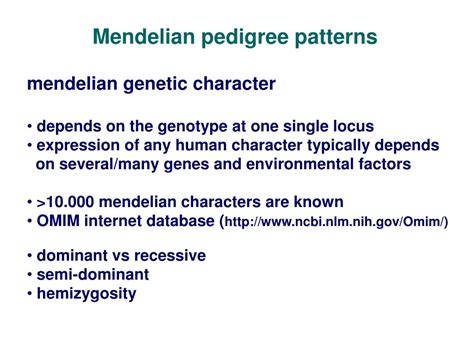 PPT - Lesson 2 Monogenic disorders Mendelian inheritance PowerPoint ...