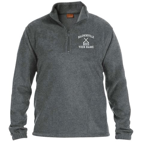 Baldwinsville Schools Embroidered 1/4 Zip Fleece Pullover - SpiritShop ...