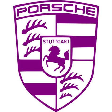 Purple porsche icon - Free purple car logo icons