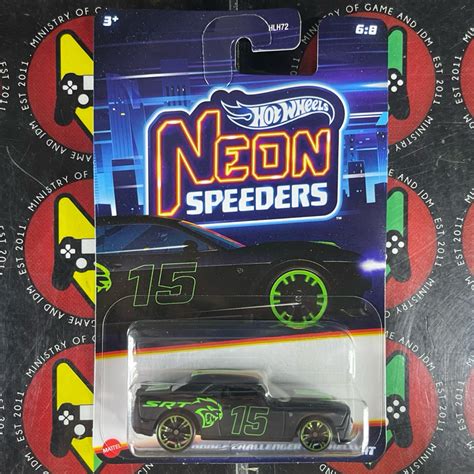 Hot Wheels Neon Dodge Challenger Srt Hellcat Shopee Malaysia