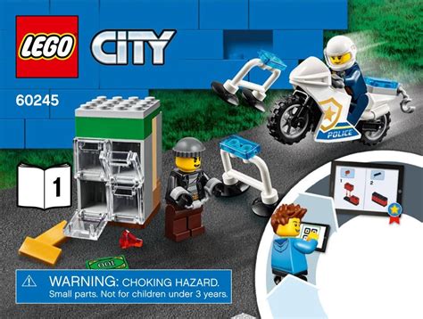 18 Lego City Police Auto Transport Heist Instructions