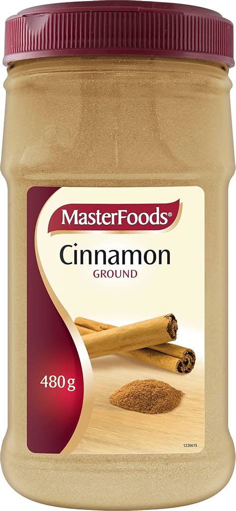 Masterfoods Cinnamon Ground 480 G Jar X 6 Bulkpantry